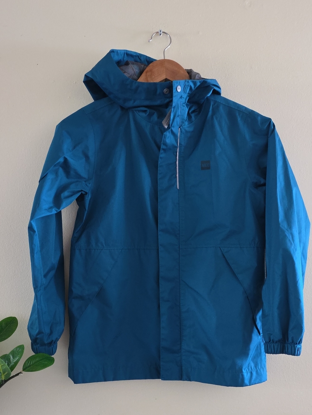MEC Youth Boys Aquanator Jacket - Teal Blue  - Sz 10 ( EUC)